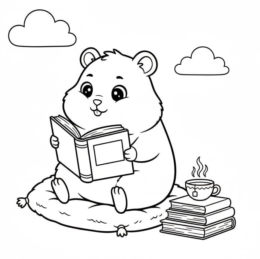 Kostenlose Hamster Ausmalbilder ausmalbilder