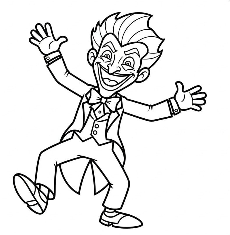 Kostenlose Joker Malvorlage ausmalbilder