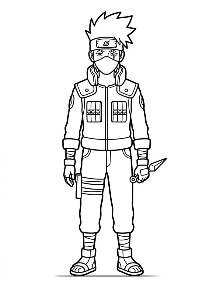 Kakashi Hatake ausmalbilder