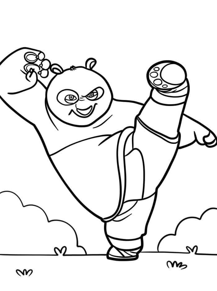 Kostenlose Kung Fu Panda Ausmalbilder ausmalbilder