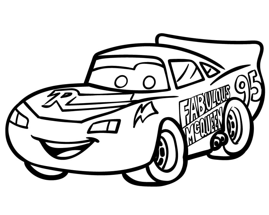 Kostenlose Lightning McQueen Ausmalvorlagen ausmalbilder