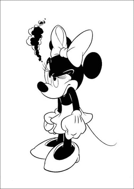 Kostenlose Minnie Maus zum Ausdrucken ausmalbilder