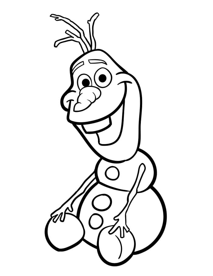 Kostenlose Olaf ausmalbilder