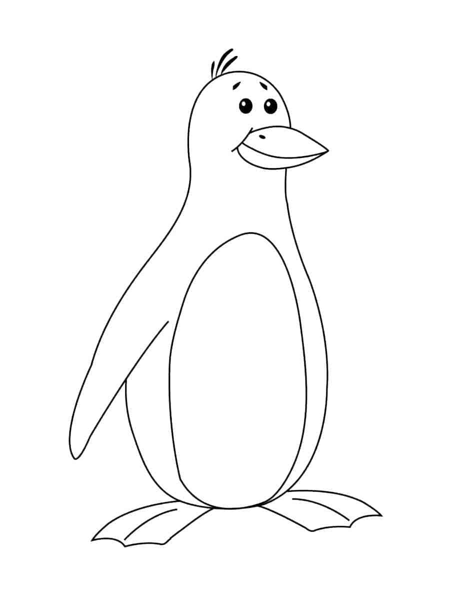 Kostenlose Pinguine für Kinder ausmalbilder