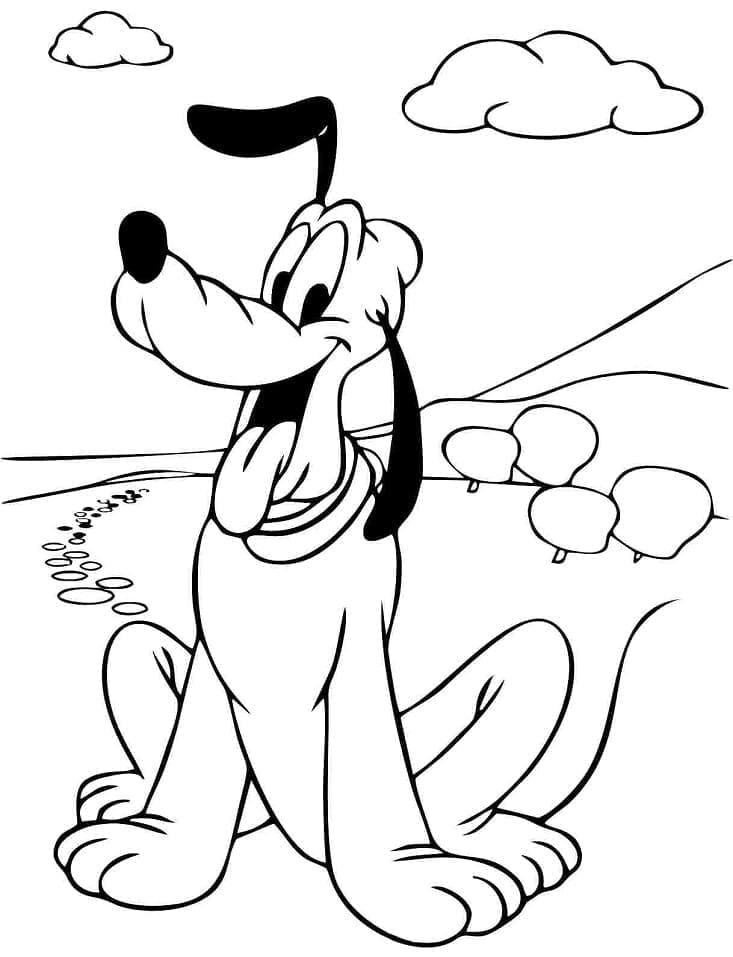Kostenlose Pluto Ausmalvorlagen ausmalbilder