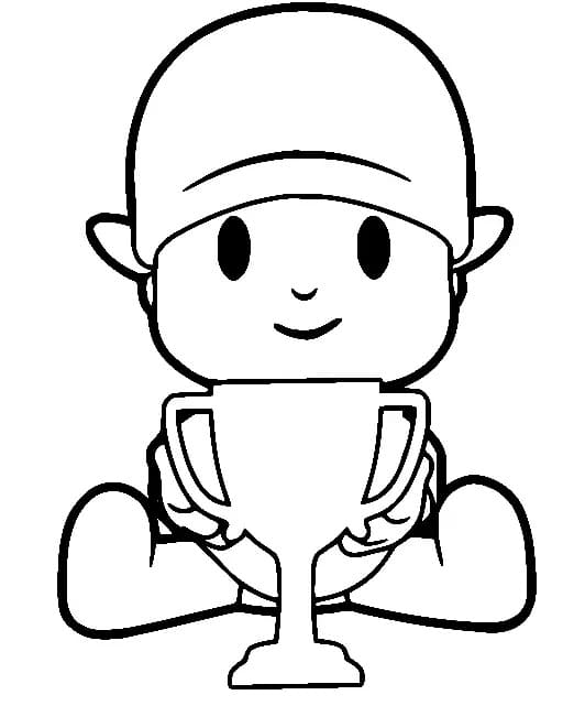 Kostenlose Pocoyo zum Ausdrucken ausmalbilder