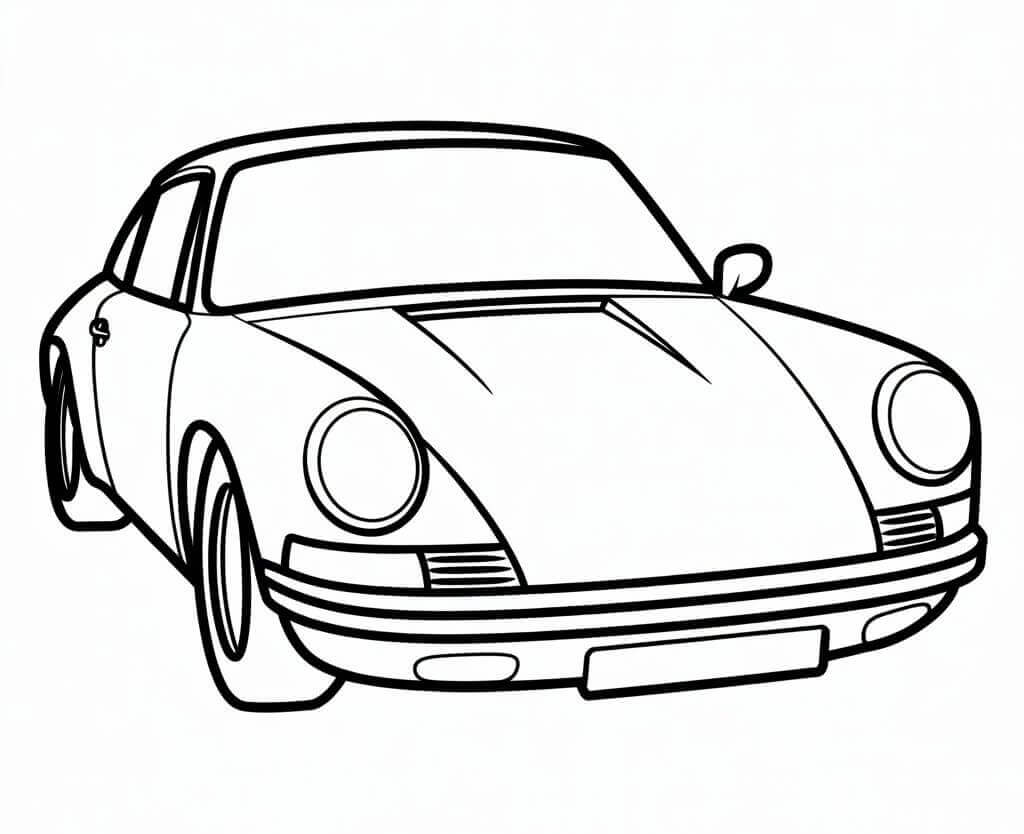 Kostenlose Porsche Ausmalbilder ausmalbilder