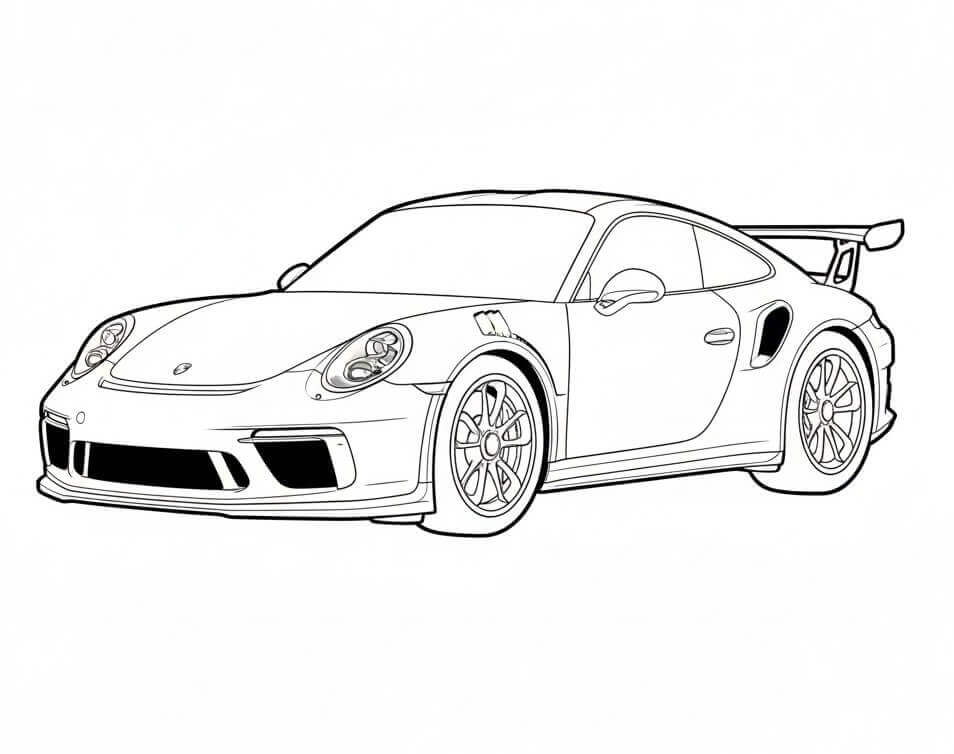 Kostenlose Porsche Ausmalvorlagen ausmalbilder