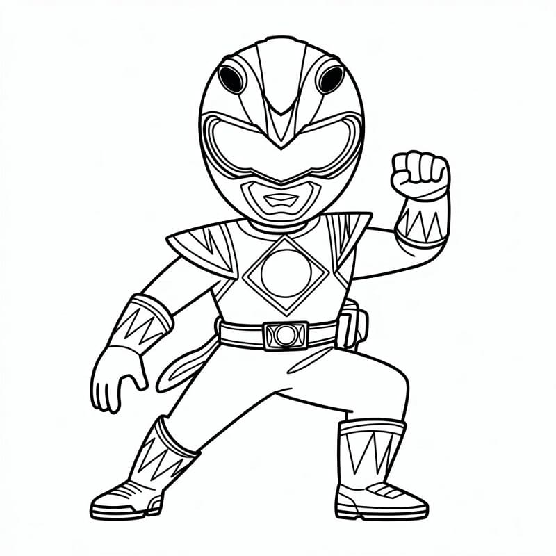 Kostenlose Power Rangers ausmalbilder