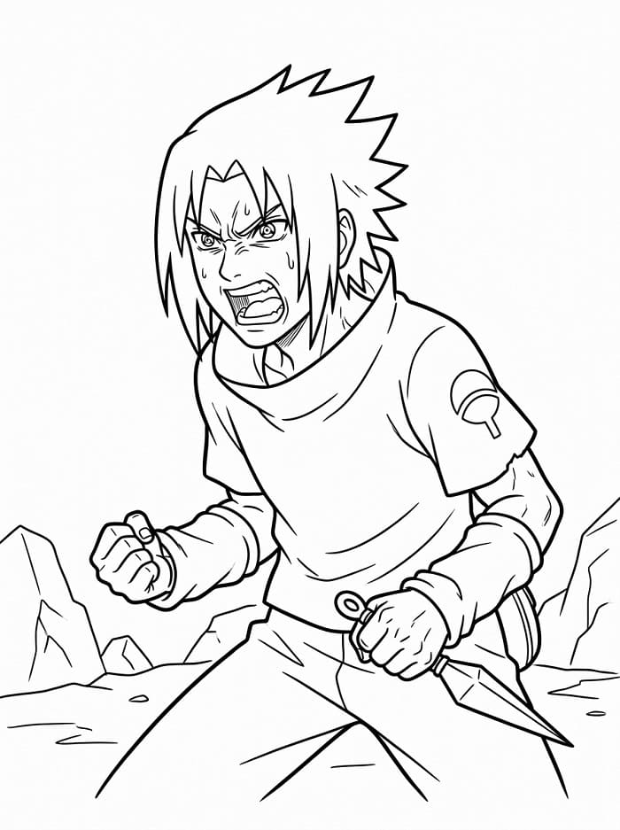 Kostenlose Sasuke Ausmalbilder ausmalbilder