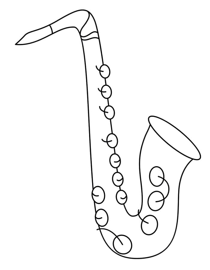 Kostenlose Saxophon Ausmalbilder ausmalbilder