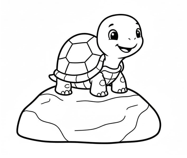 Kostenlose Schildkröte ausmalbilder