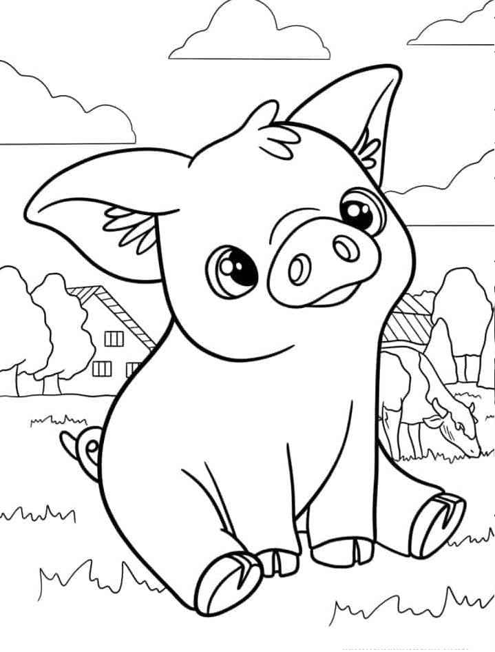 Kostenlose Schwein-Ausmalbilder ausmalbilder