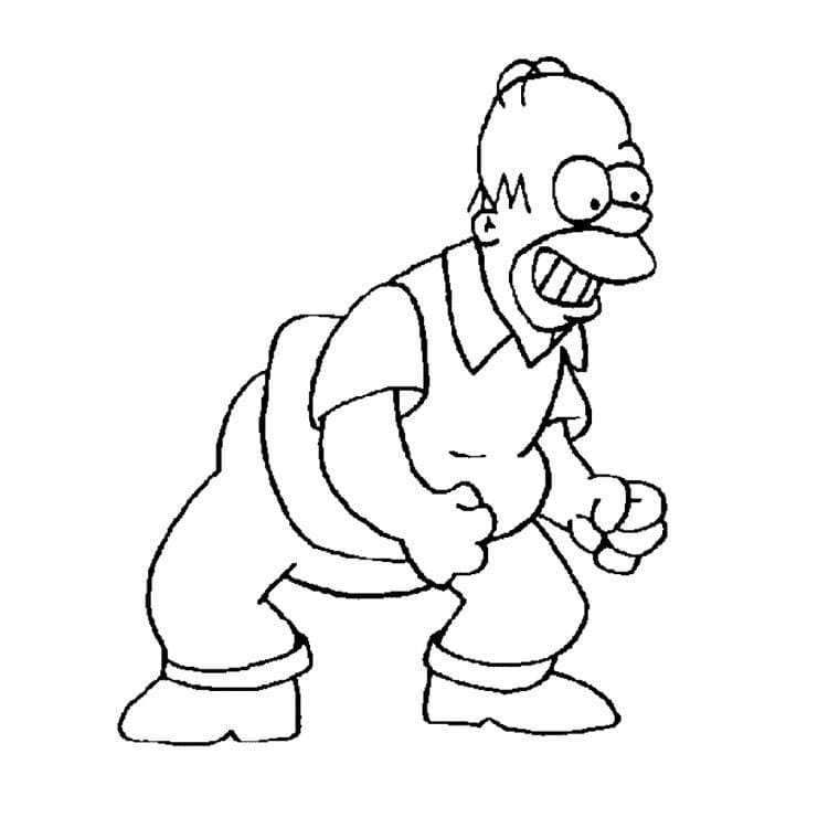 Kostenlose Simpsons ausmalbilder