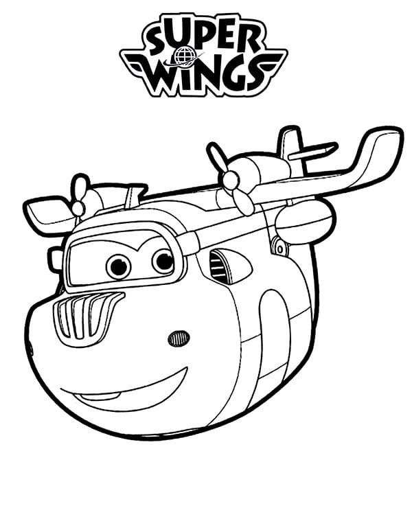 Kostenlose Super Wings zum Ausdrucken ausmalbilder