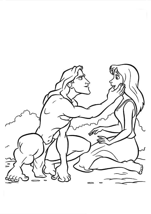 Kostenlose Tarzan Ausmalvorlagen ausmalbilder