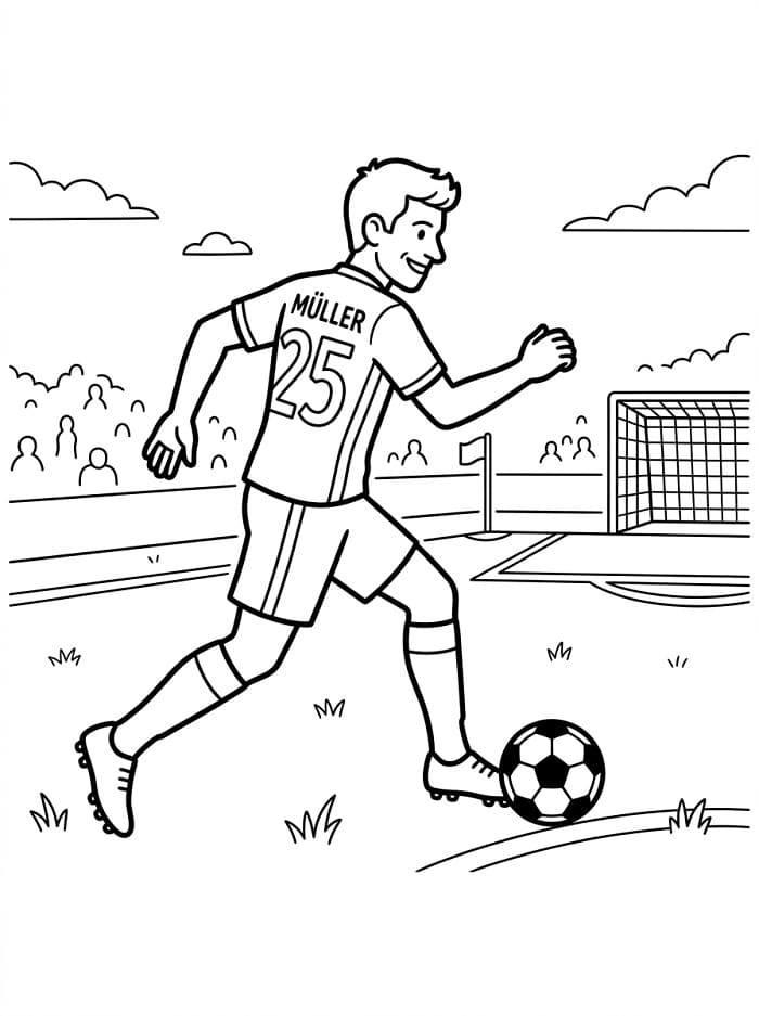 Kostenlose Thomas Müller Ausmalbilder ausmalbilder
