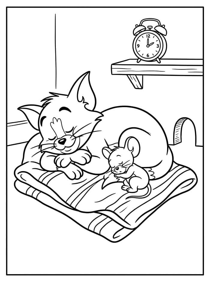 Kostenlose Tom und Jerry ausmalbilder
