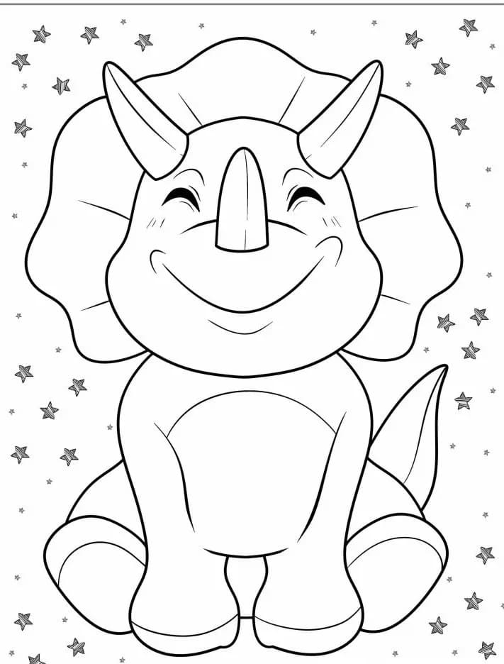 Kostenlose Triceratops Ausmalbilder ausmalbilder