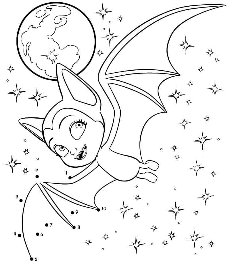 Kostenlose Vampirina zum Ausdrucken ausmalbilder