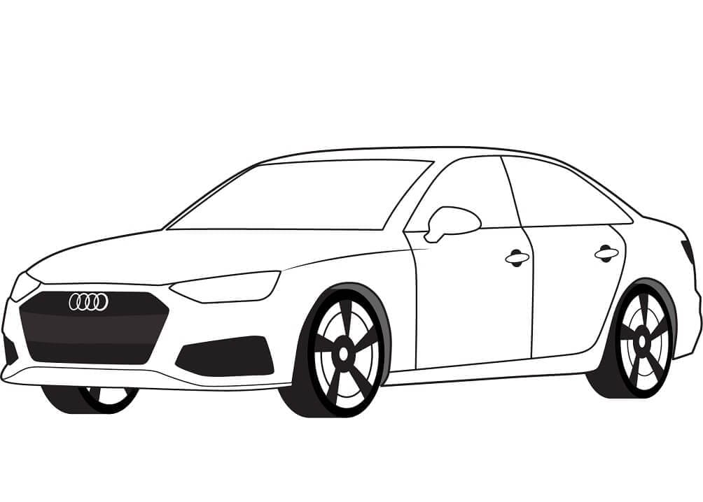 Kostenloser Audi zum Ausdrucken ausmalbilder