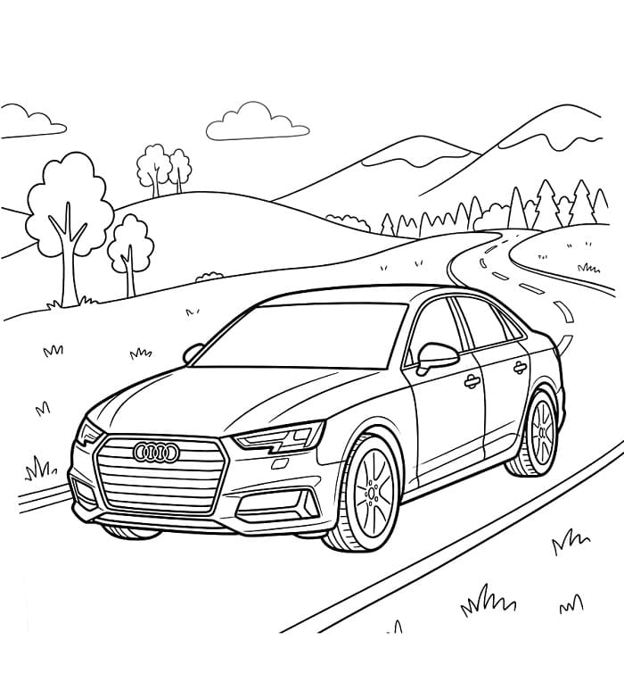 Audi ausmalbilder