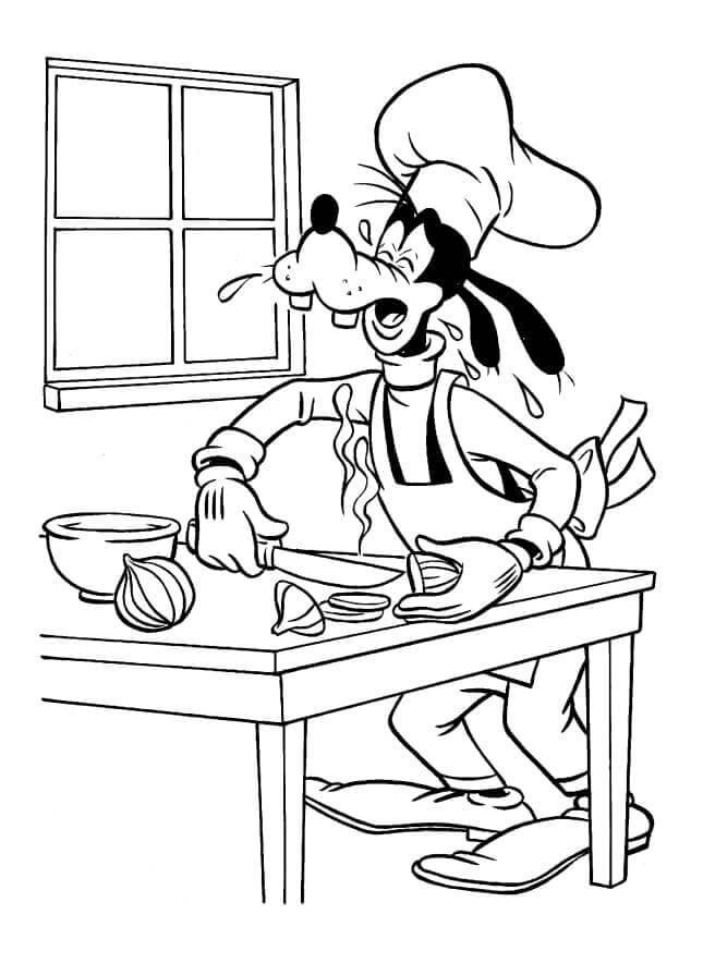 Kostenloser Goofy für Kinder ausmalbilder