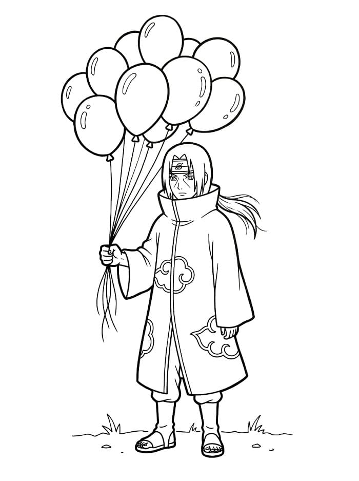 Kostenloser Itachi zum Ausdrucken ausmalbilder