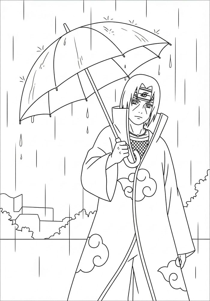 Kostenloser Itachi ausmalbilder