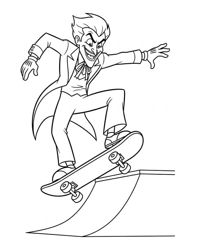 Kostenloser Joker zum Ausdrucken ausmalbilder