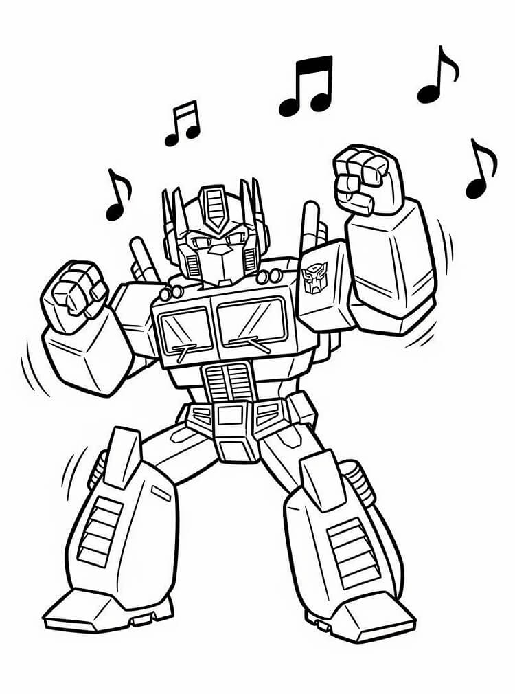 Kostenloser Optimus Prime zum Drucken ausmalbilder