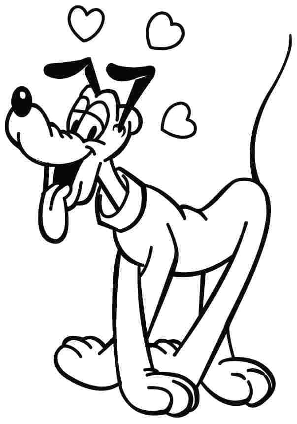 Kostenloser Pluto ausmalbilder