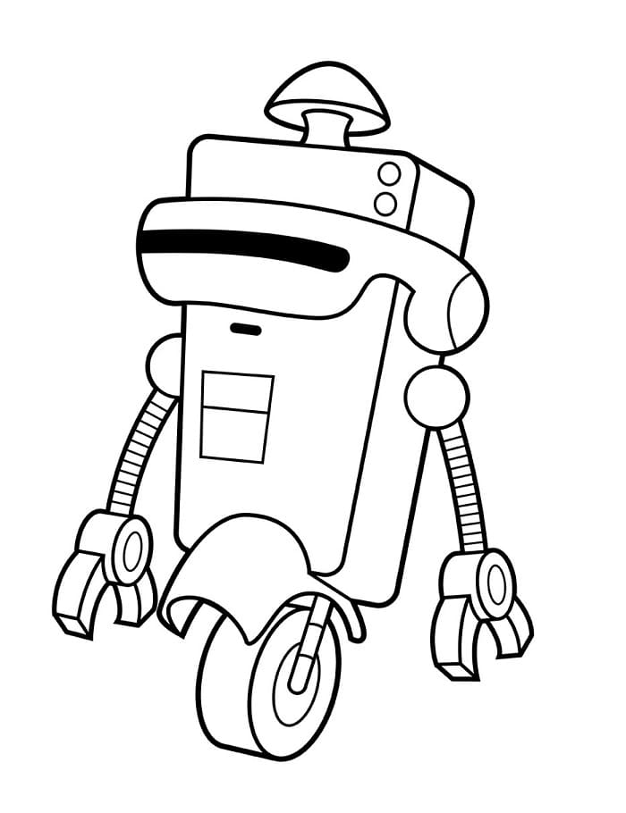 Kostenloser Roboter für Kinder ausmalbilder