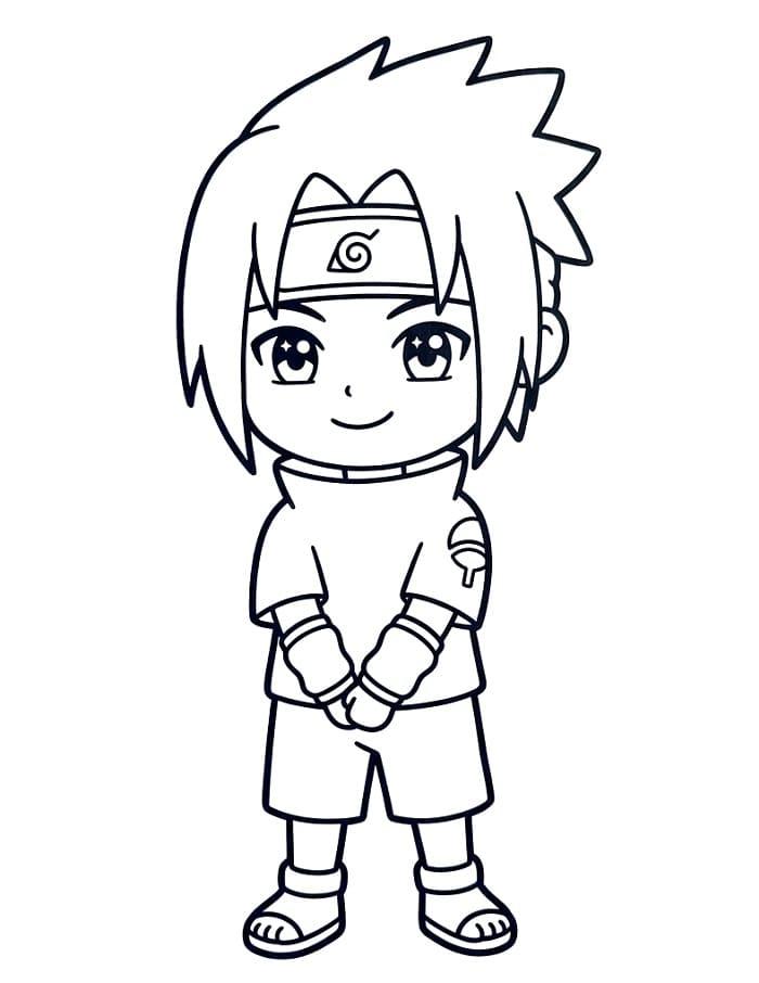 Kostenloser Sasuke ausmalbilder