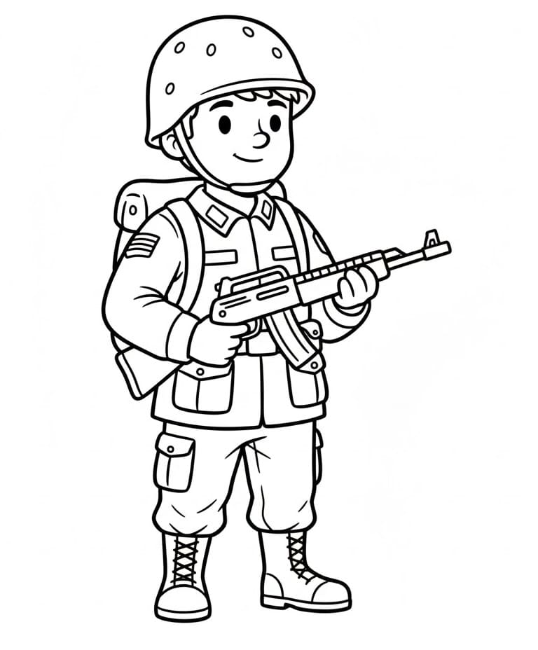 Soldaten ausmalbilder