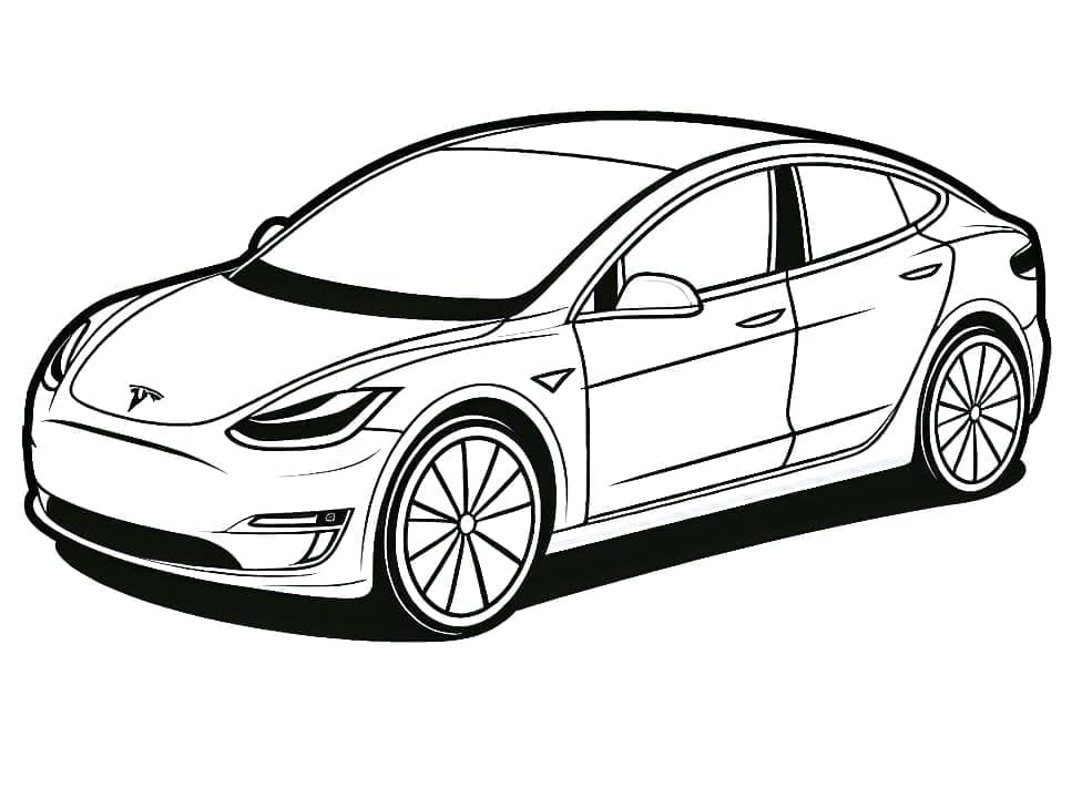 Tesla ausmalbilder