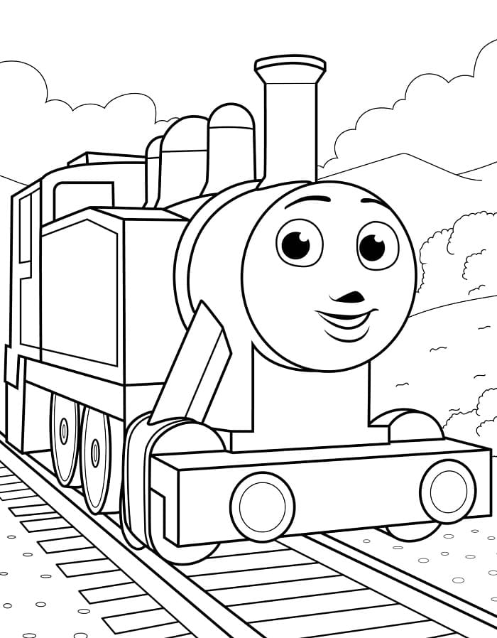 Kostenloser Thomas ausmalbilder