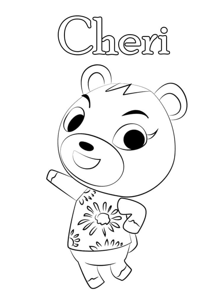 Kostenloses Animal Crossing Motiv ausmalbilder