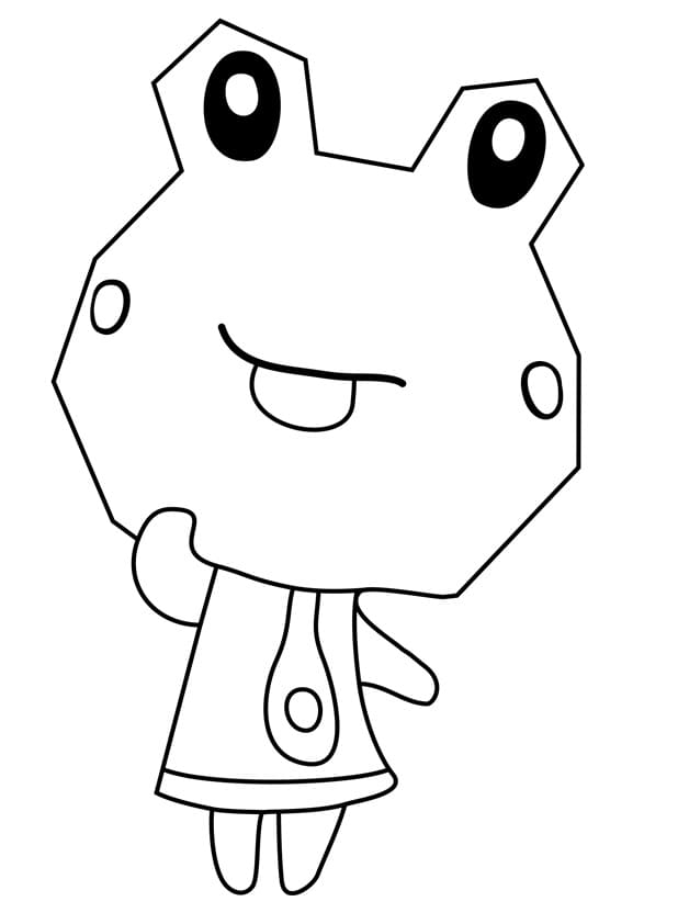 Kostenloses Animal Crossing ausmalbilder