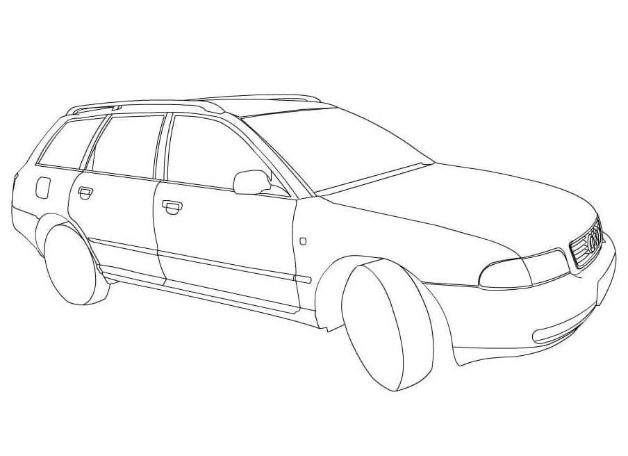 Kostenloses Bild von Audi ausmalbilder