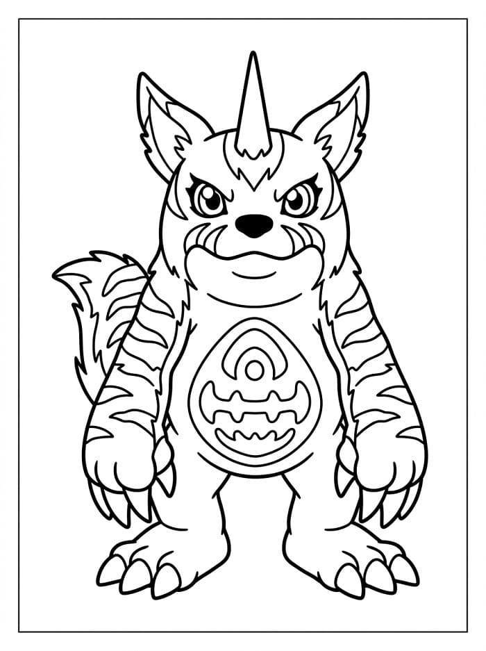 Kostenloses Bild von Digimon ausmalbilder