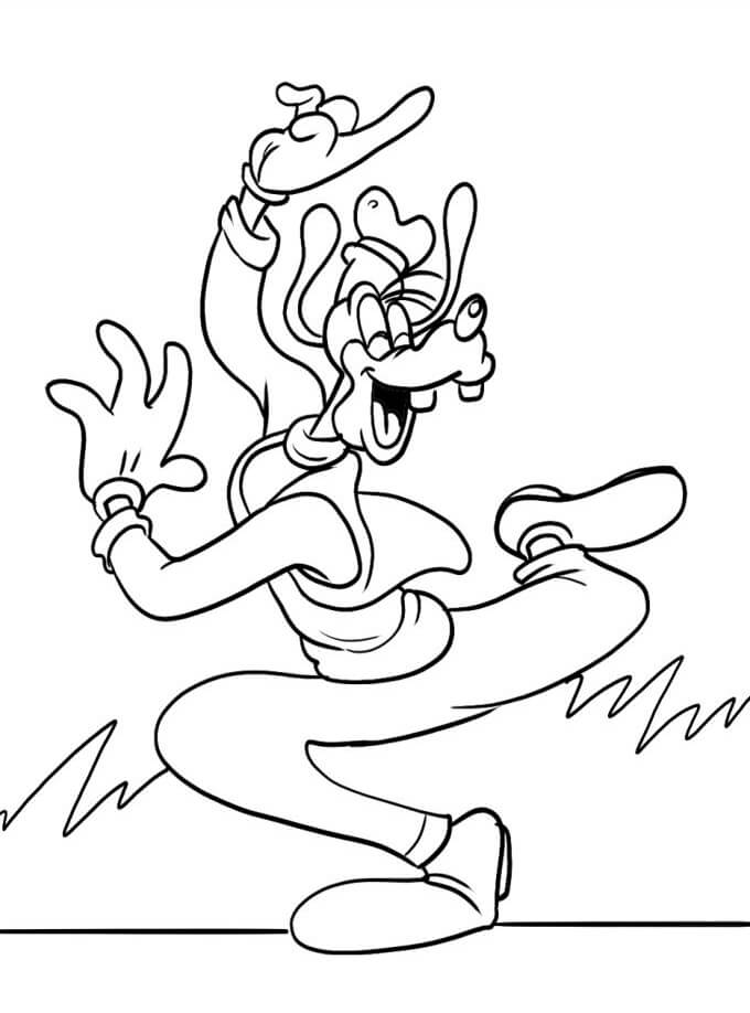 Kostenloses Bild von Goofy ausmalbilder