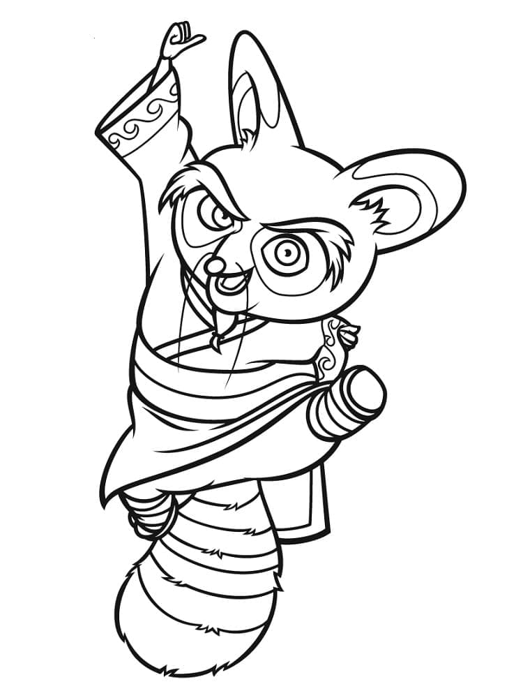 Kostenloses Bild von Kung Fu Panda ausmalbilder