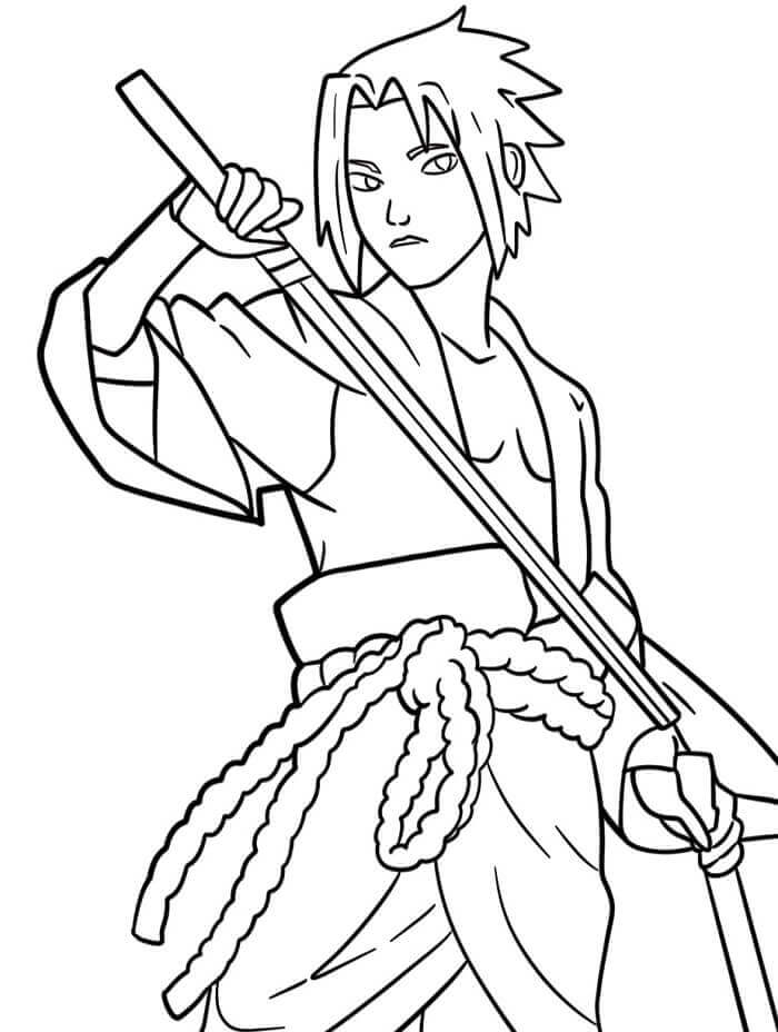 Kostenloses Bild von Sasuke ausmalbilder