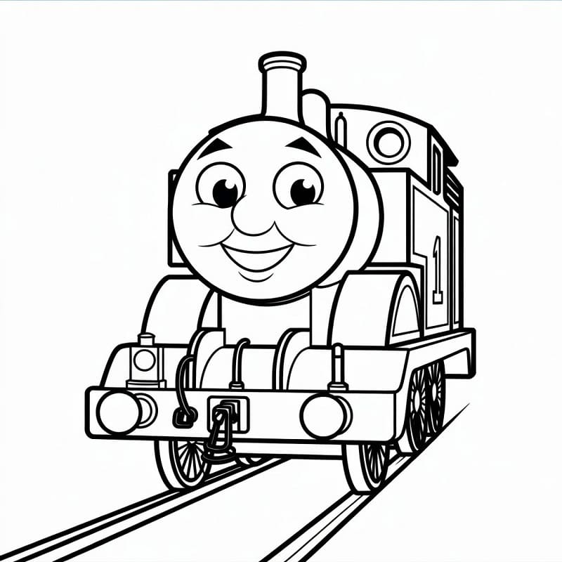 Kostenloses Bild von Thomas ausmalbilder