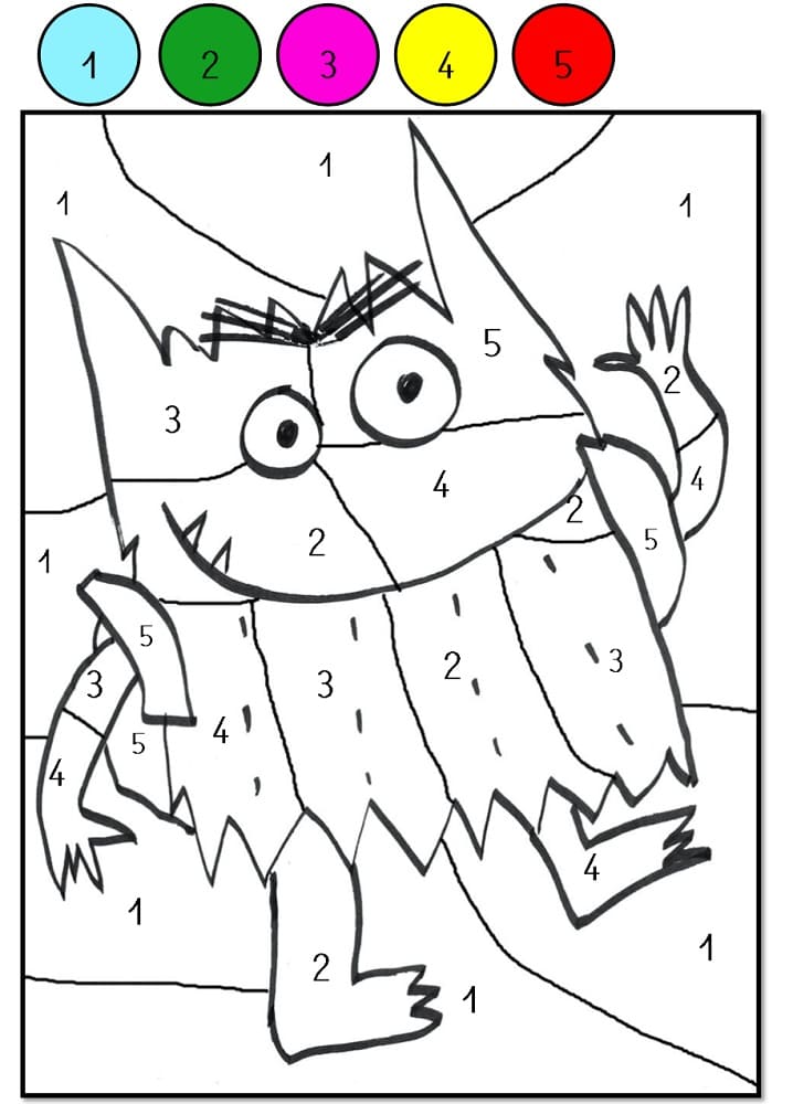 Kostenloses Das Farbenmonster