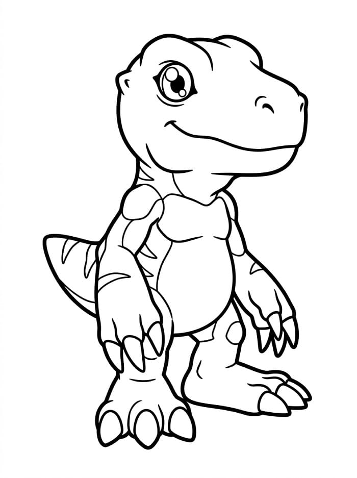 Kostenloses Digimon-Bild ausmalbilder