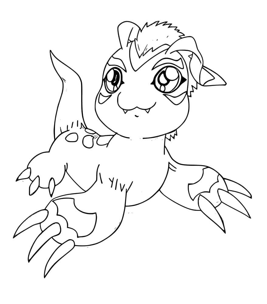Kostenloses Digimon ausmalbilder