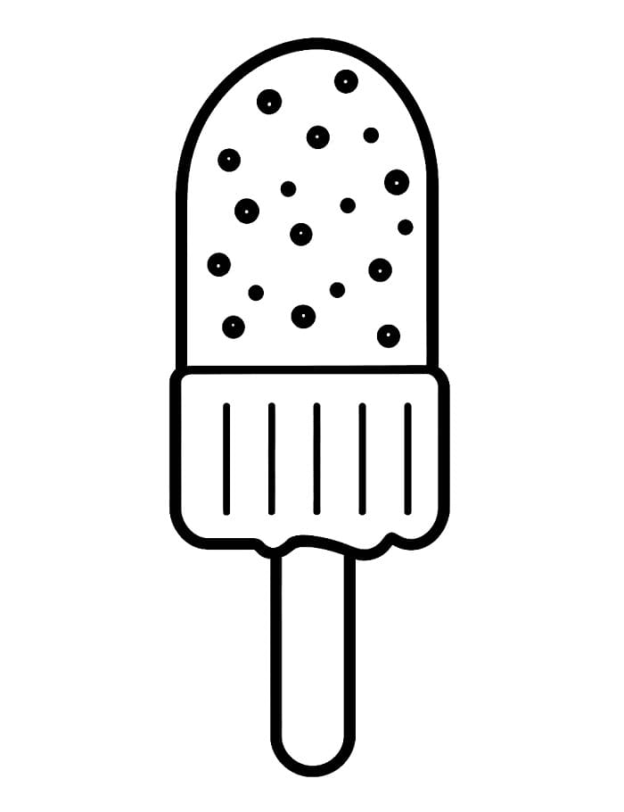 Kostenloses Eis für Kinder ausmalbilder