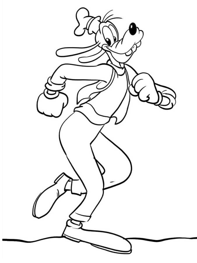 Kostenloses Goofy Bild ausmalbilder